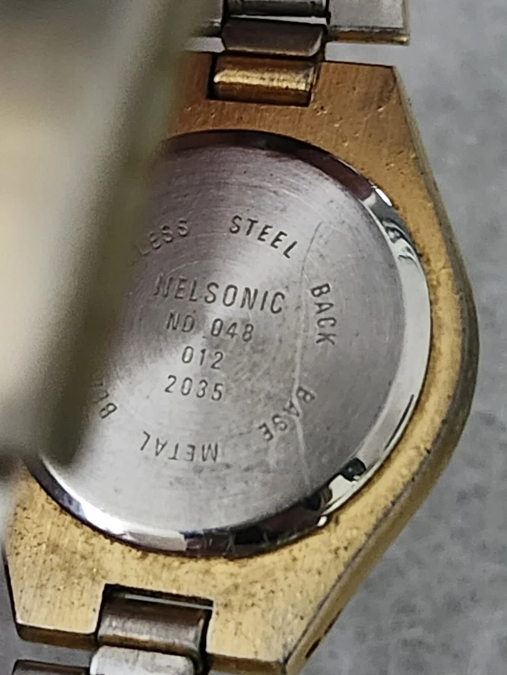 Vtg Sarah Coventry Nelsonic Gold Tone Women's Watch